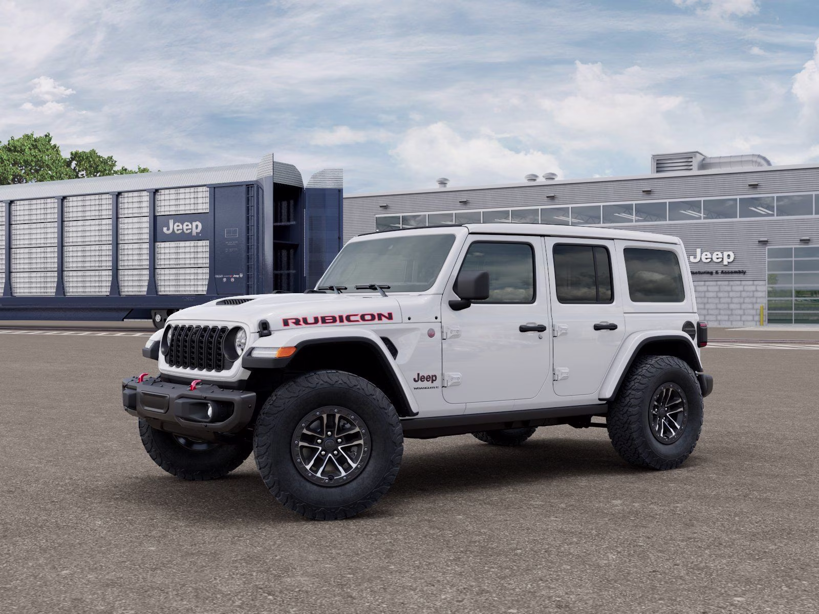 2026 Bright White Clearcoat Jeep Wrangler Rubicon X 4X4 SUV