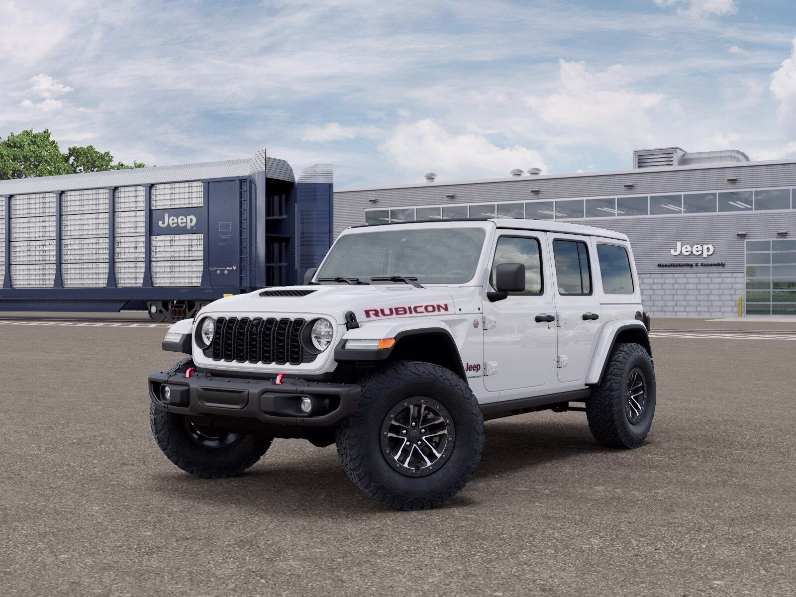 2026 Bright White Clear Coat Jeep Wrangler Wrangler 4-door Rubicon X 4X4 4-door
