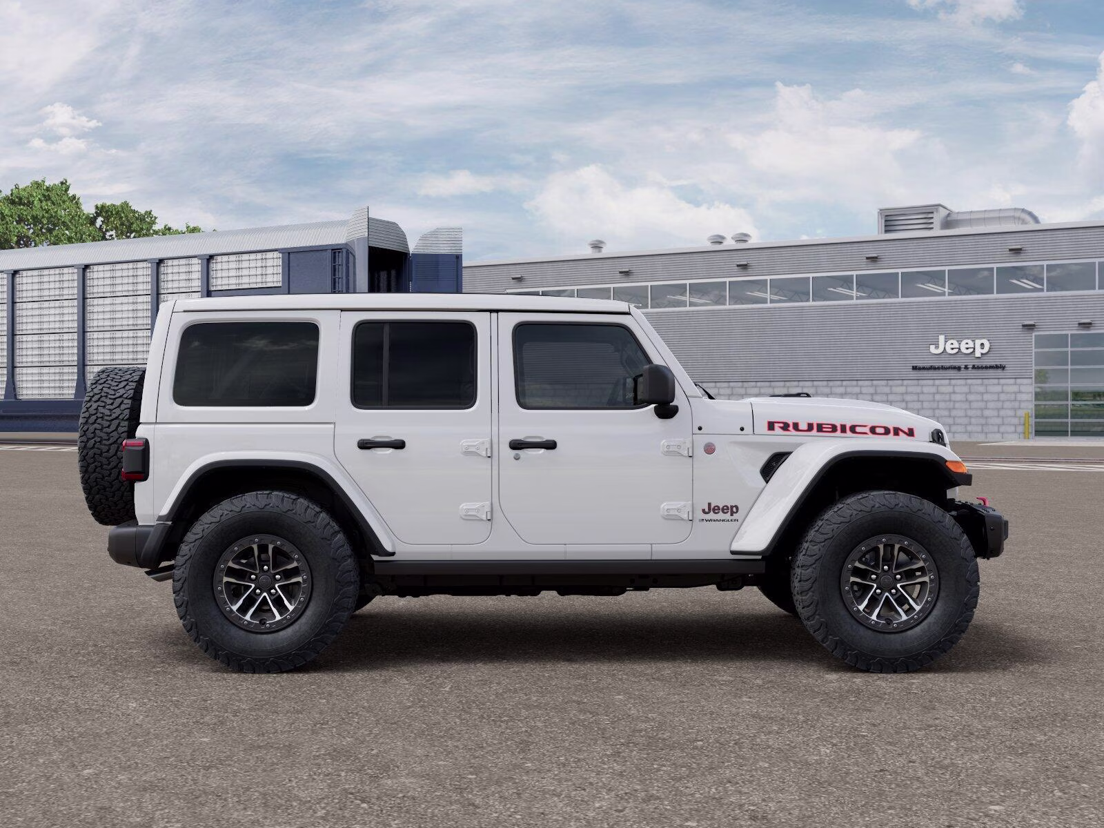 2026 Bright White Clear Coat Jeep Wrangler Wrangler 4-door Rubicon X 4X4 4-door