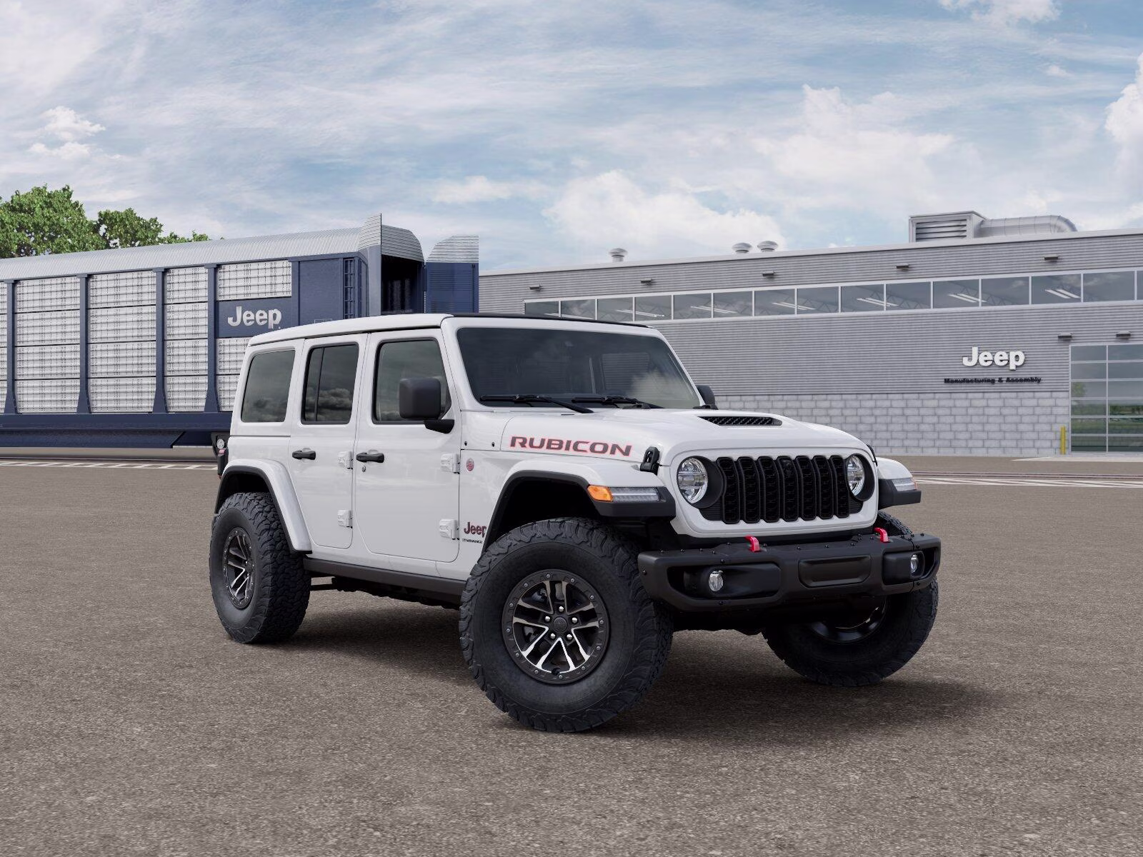 2026 Bright White Clear Coat Jeep Wrangler Wrangler 4-door Rubicon X 4X4 4-door