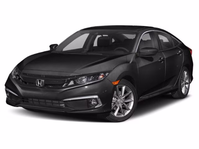 2020 Crystal Black Pearl Honda Civic Sedan EX FWD Sedan