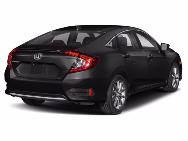 2020 Crystal Black Pearl Honda Civic Sedan EX FWD Sedan