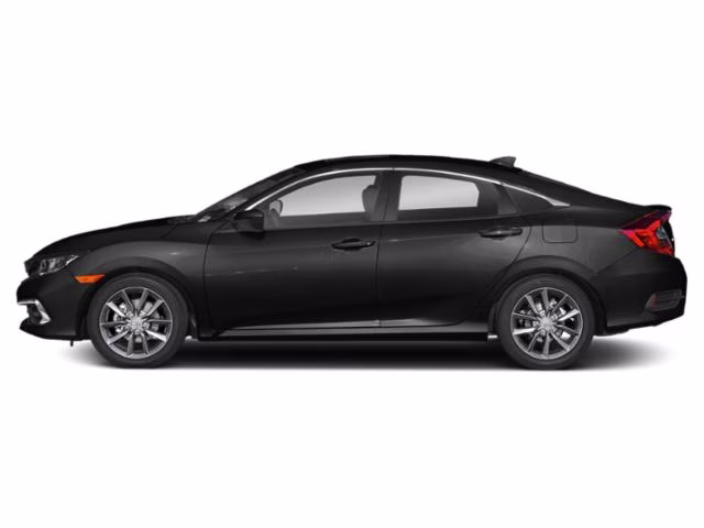 2020 Crystal Black Pearl Honda Civic Sedan EX FWD Sedan