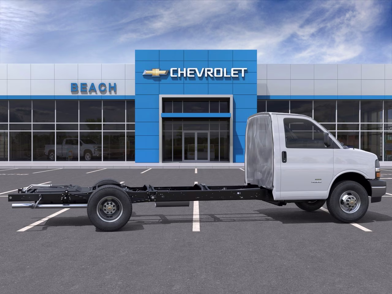 2026 Summit White Chevrolet Express Cutaway 3500 1WT RWD Long Wheelbase
