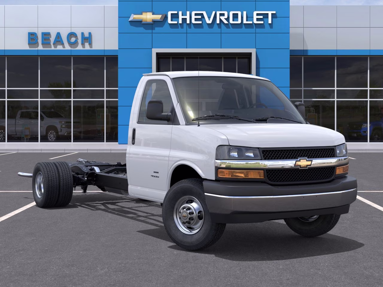 2026 Summit White Chevrolet Express Cutaway 3500 1WT RWD Long Wheelbase