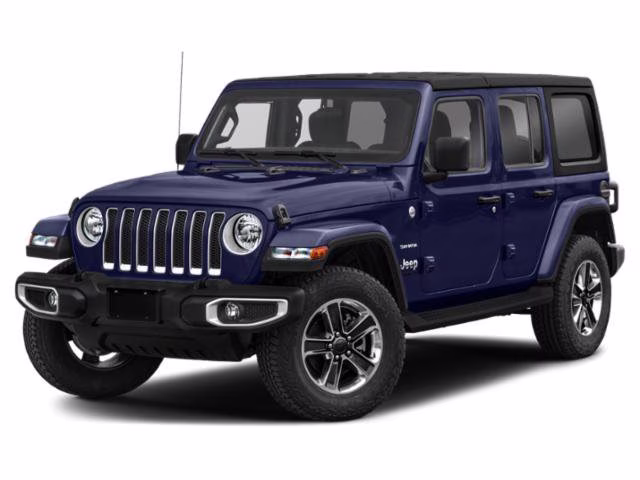 2020 Ocean Blue Metallic Clearcoat Jeep Wrangler Unlimited Unlimited Sahara 4X4 Convertible