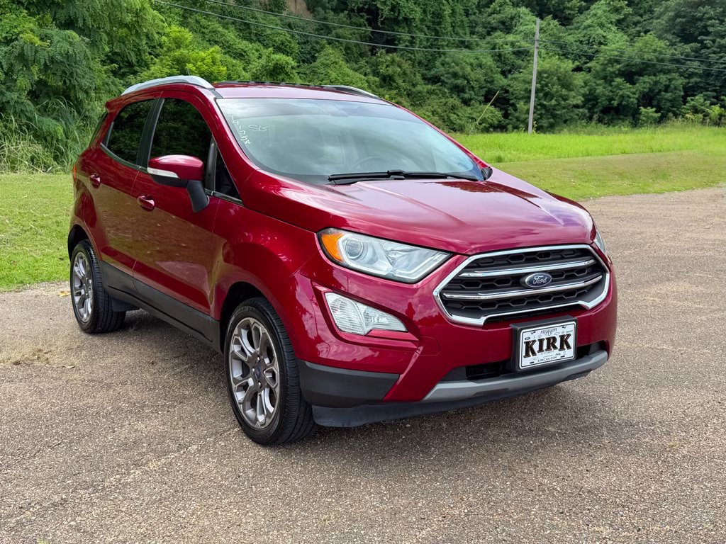 2018 Ruby Red Metallic Tinted Clearcoat Ford EcoSport Titanium FWD SUV