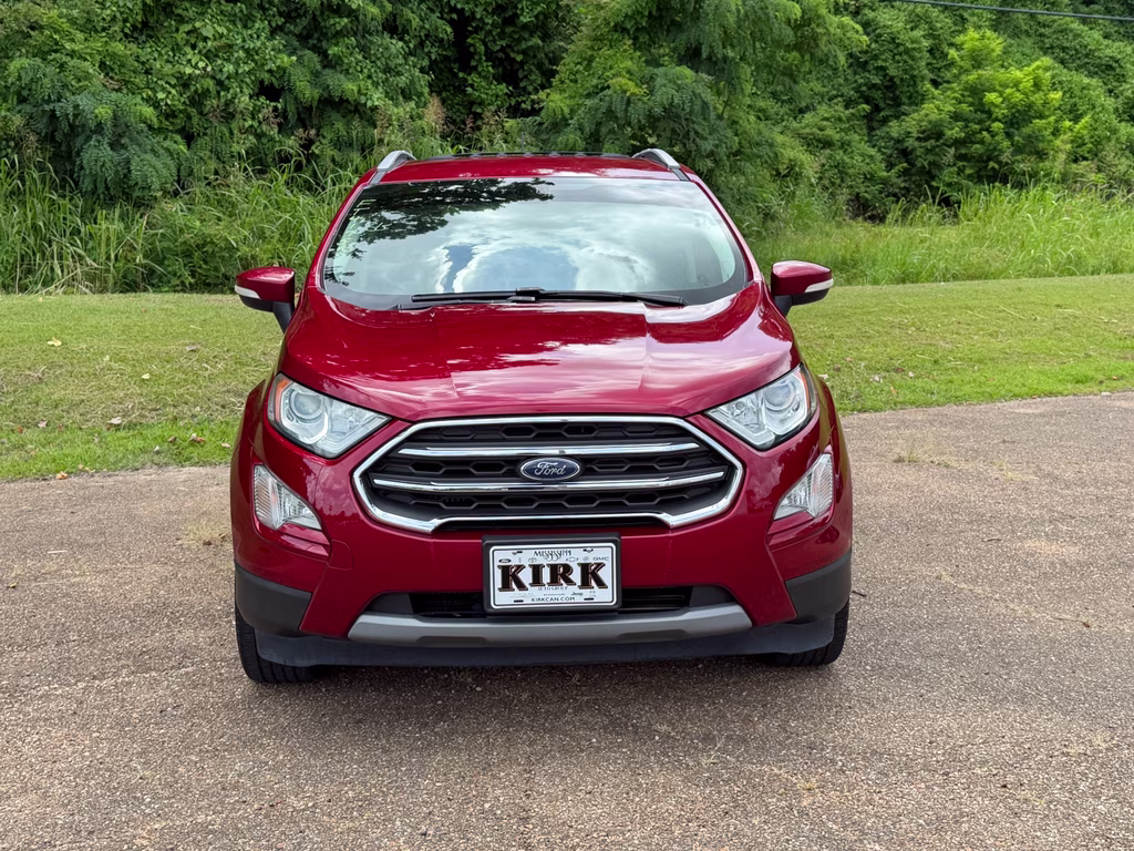 2018 Ruby Red Metallic Tinted Clearcoat Ford EcoSport Titanium FWD SUV
