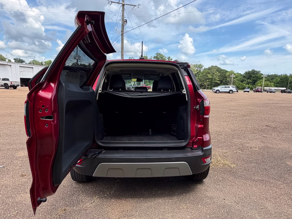 2018 Ruby Red Metallic Tinted Clearcoat Ford EcoSport Titanium FWD SUV