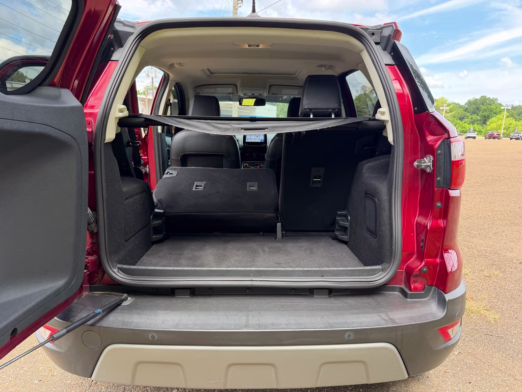 2018 Ruby Red Metallic Tinted Clearcoat Ford EcoSport Titanium FWD SUV