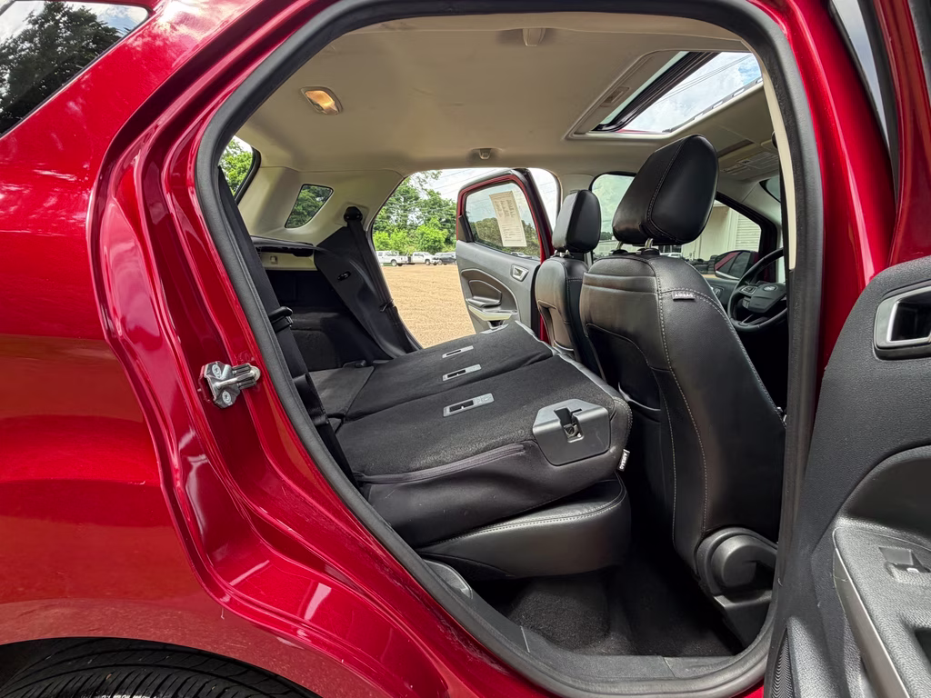 2018 Ruby Red Metallic Tinted Clearcoat Ford EcoSport Titanium FWD SUV