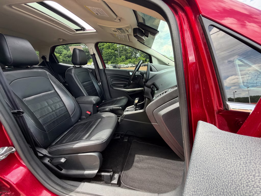 2018 Ruby Red Metallic Tinted Clearcoat Ford EcoSport Titanium FWD SUV