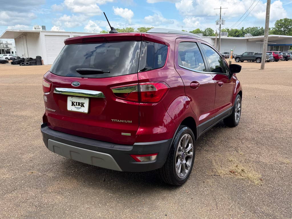 2018 Ruby Red Metallic Tinted Clearcoat Ford EcoSport Titanium FWD SUV