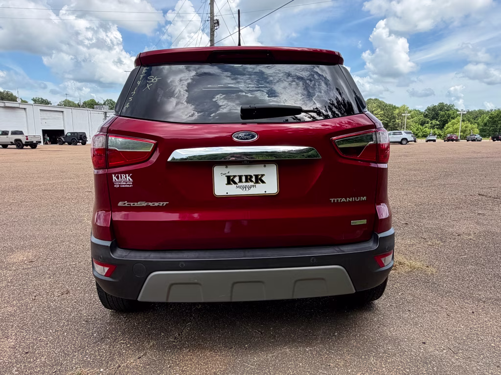 2018 Ruby Red Metallic Tinted Clearcoat Ford EcoSport Titanium FWD SUV