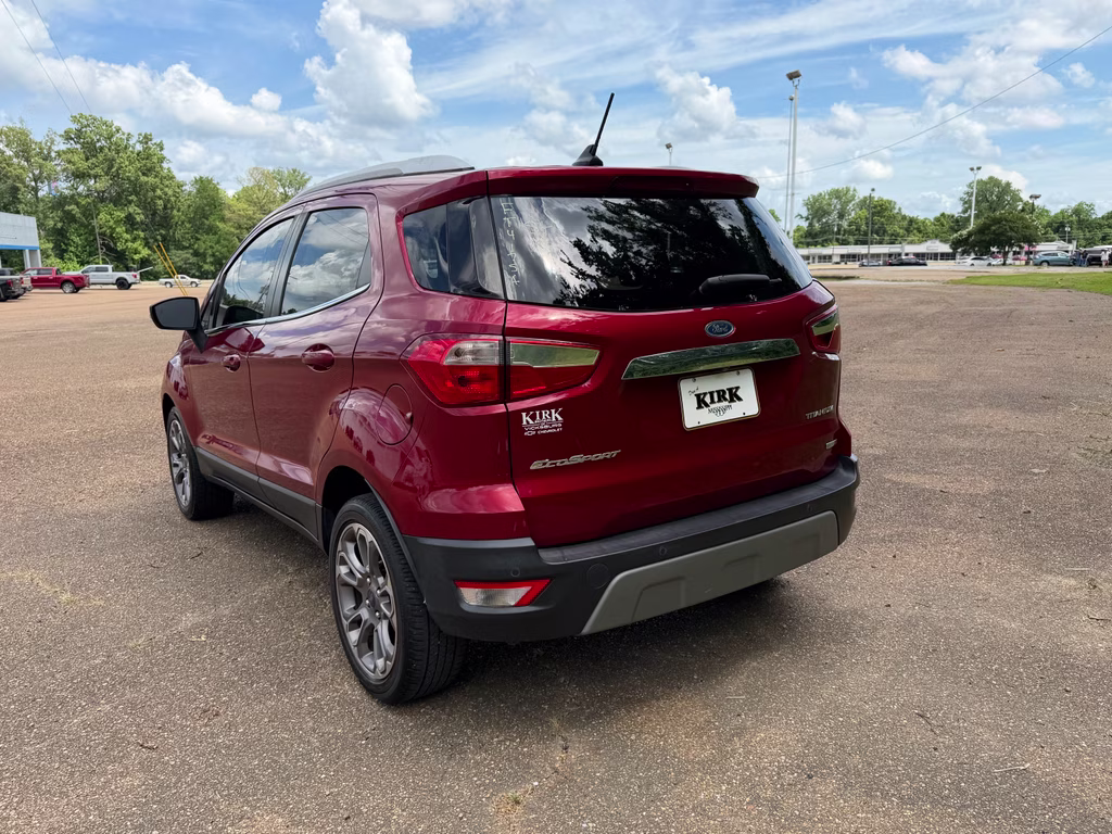 2018 Ruby Red Metallic Tinted Clearcoat Ford EcoSport Titanium FWD SUV