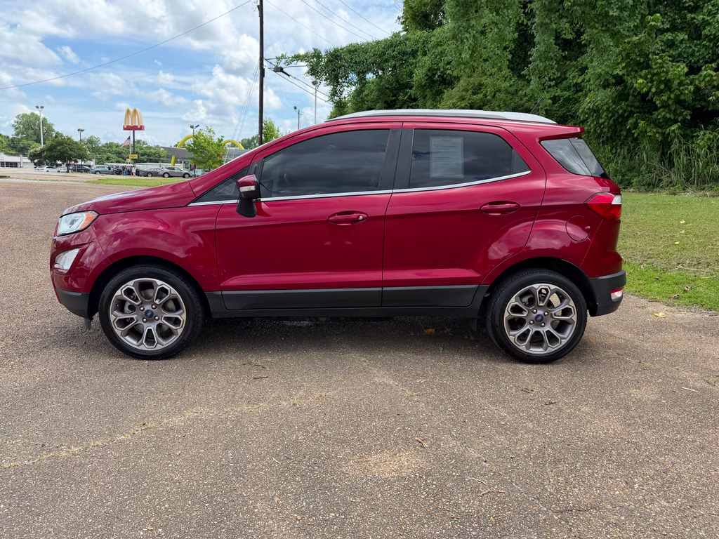 2018 Ruby Red Metallic Tinted Clearcoat Ford EcoSport Titanium FWD SUV