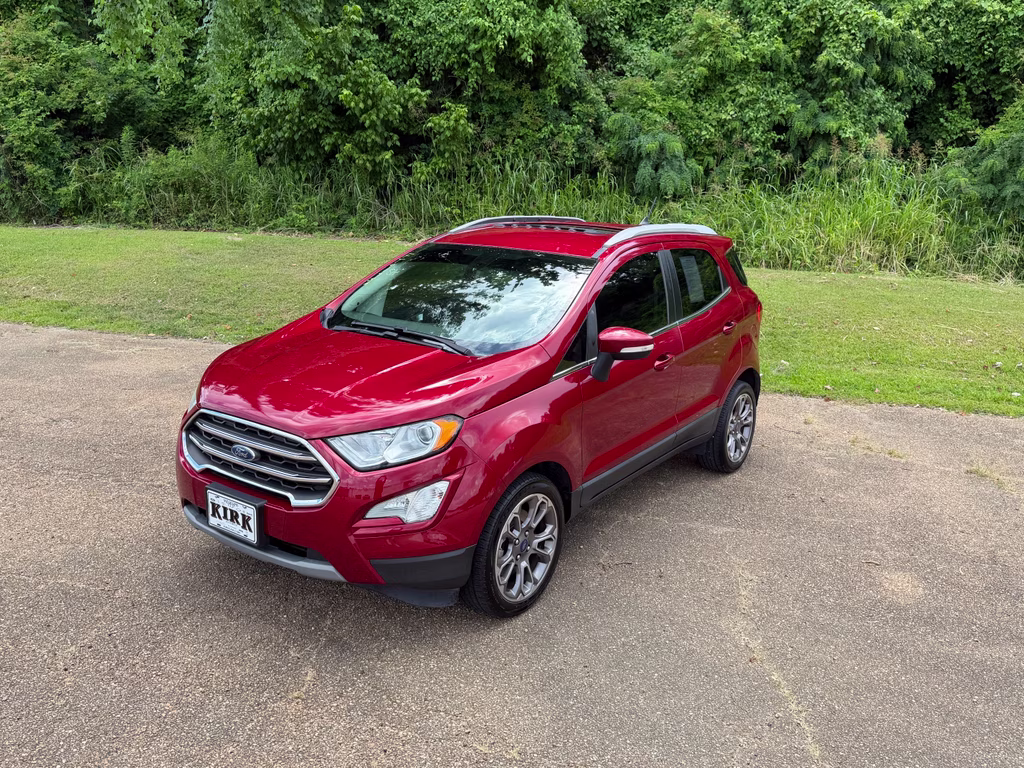 2018 Ruby Red Metallic Tinted Clearcoat Ford EcoSport Titanium FWD SUV