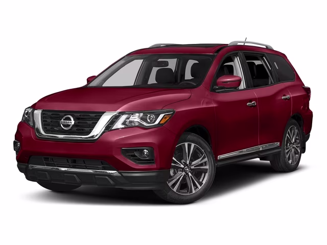 2017 Cayenne Red Metallic Nissan Pathfinder Platinum FWD SUV