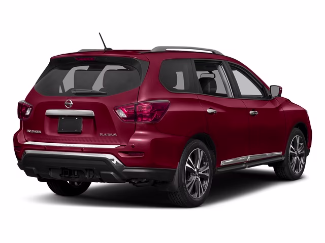 2017 Cayenne Red Metallic Nissan Pathfinder Platinum FWD SUV