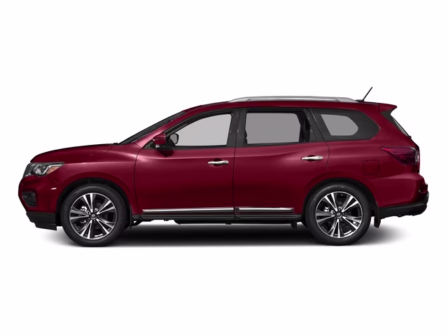 2017 Cayenne Red Metallic Nissan Pathfinder Platinum FWD SUV
