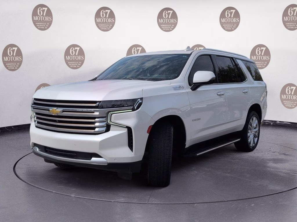 2021 Iridescent Pearl Tricoat Chevrolet Tahoe High Country RWD SUV