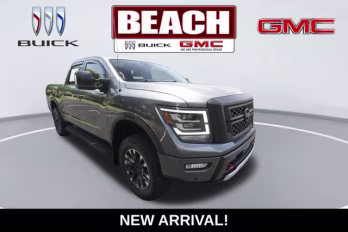 2021 Gun Metallic Nissan Titan PRO-4X 4X4 Truck
