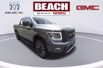 2021 Gun Metallic Nissan Titan PRO-4X 4X4 Truck