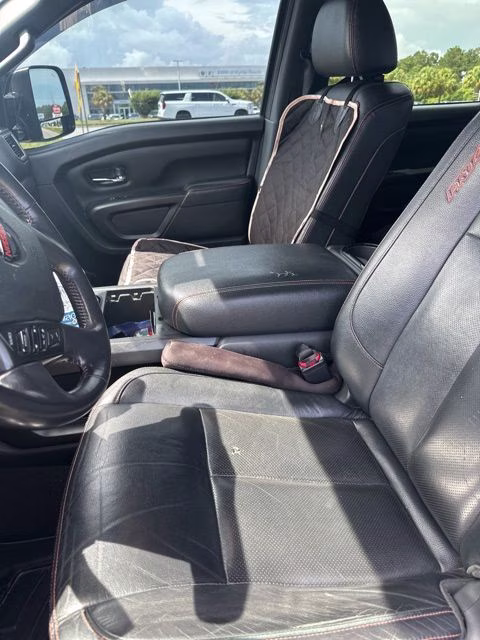 2021 Gun Metallic Nissan Titan PRO-4X 4X4 Truck
