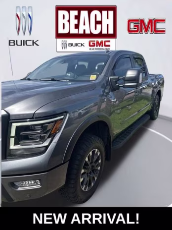 2021 Gun Metallic Nissan Titan PRO-4X 4X4 Truck