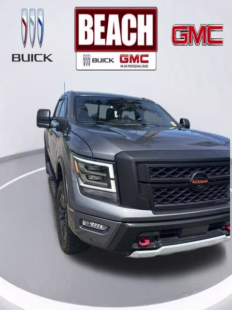 2021 Gun Metallic Nissan Titan PRO-4X 4X4 Truck
