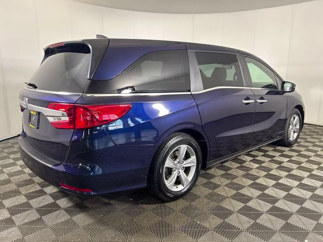 2018 Obsidian Blue Pearl Honda Odyssey EX-L FWD Van