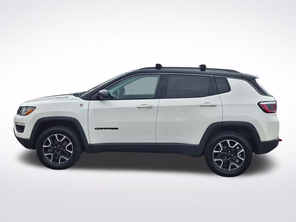 2019 White Clearcoat Jeep Compass Trailhawk 4X4 SUV