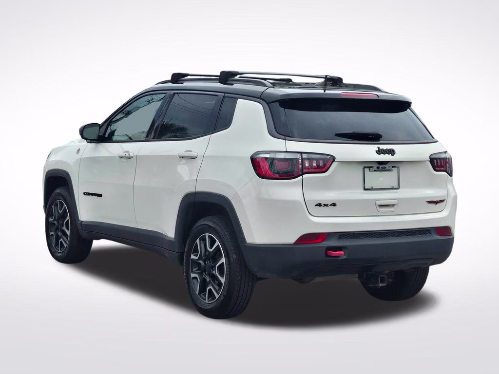 2019 White Clearcoat Jeep Compass Trailhawk 4X4 SUV