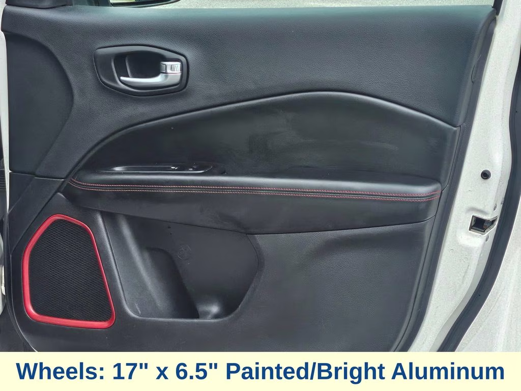 2019 White Clearcoat Jeep Compass Trailhawk 4X4 SUV