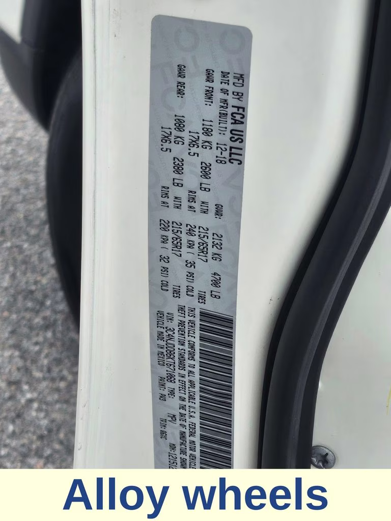 2019 White Clearcoat Jeep Compass Trailhawk 4X4 SUV