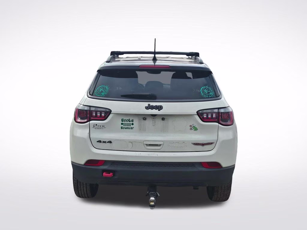 2019 White Clearcoat Jeep Compass Trailhawk 4X4 SUV