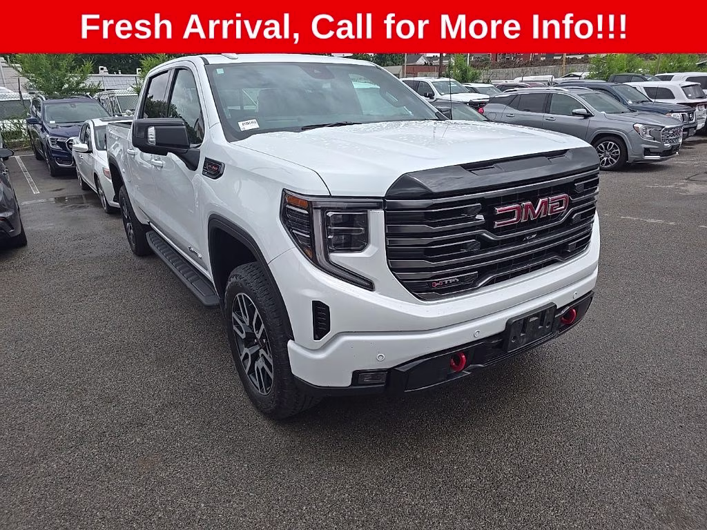 2025 Summit White GMC Sierra 1500 AT4 4X4 Truck