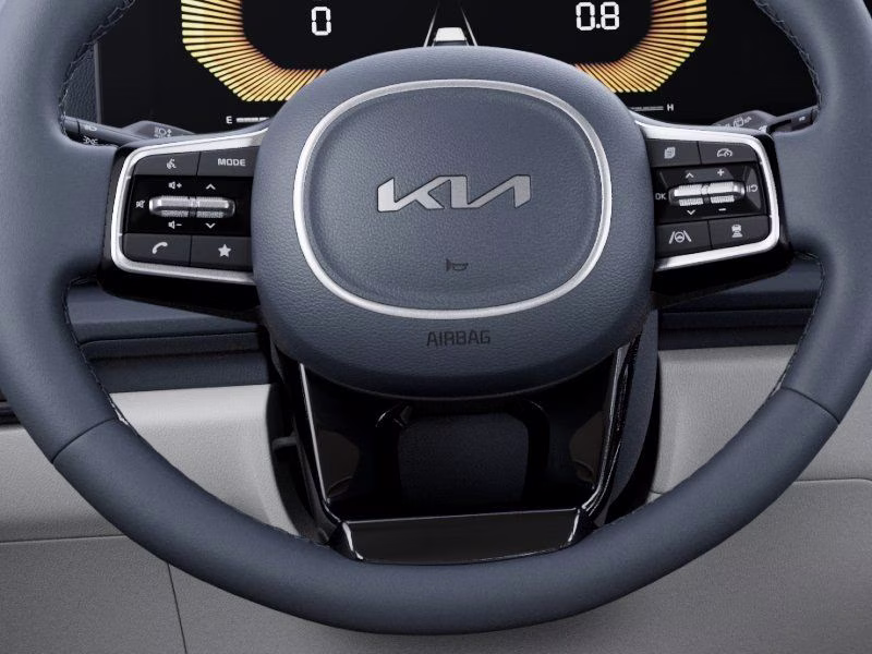 2026 Ceramic Silver Kia Carnival Hybrid EX FWD Van