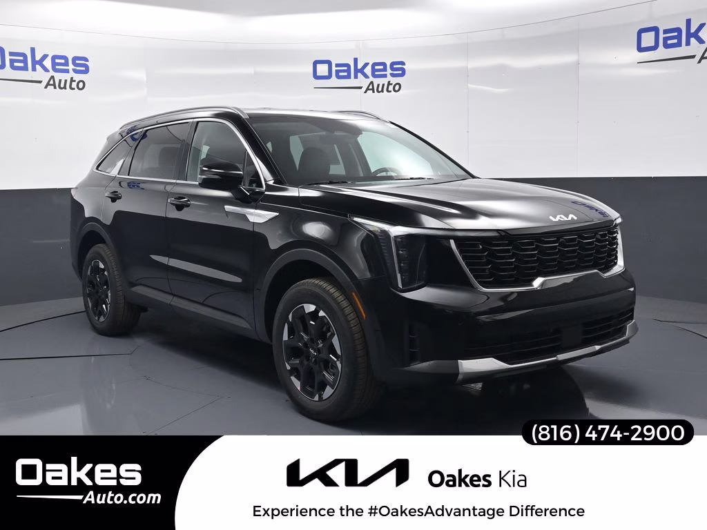 2026 Ebony Black Kia Sorento S AWD SUV