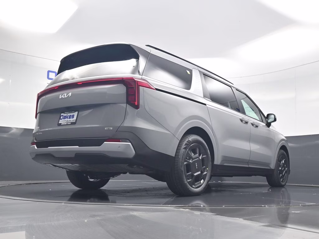 2026 Ceramic Silver Kia Carnival Hybrid EX FWD Van