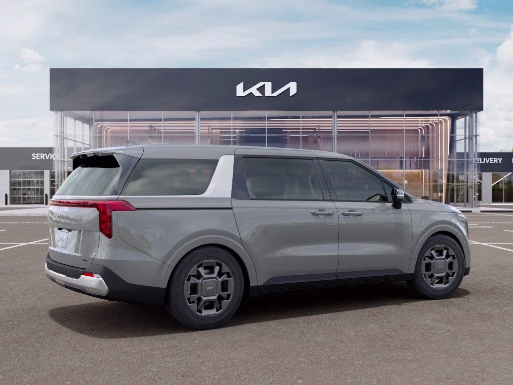 2026 Ceramic Silver Kia Carnival Hybrid EX FWD Van