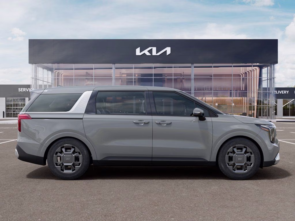 2026 Ceramic Silver Kia Carnival Hybrid EX FWD Van