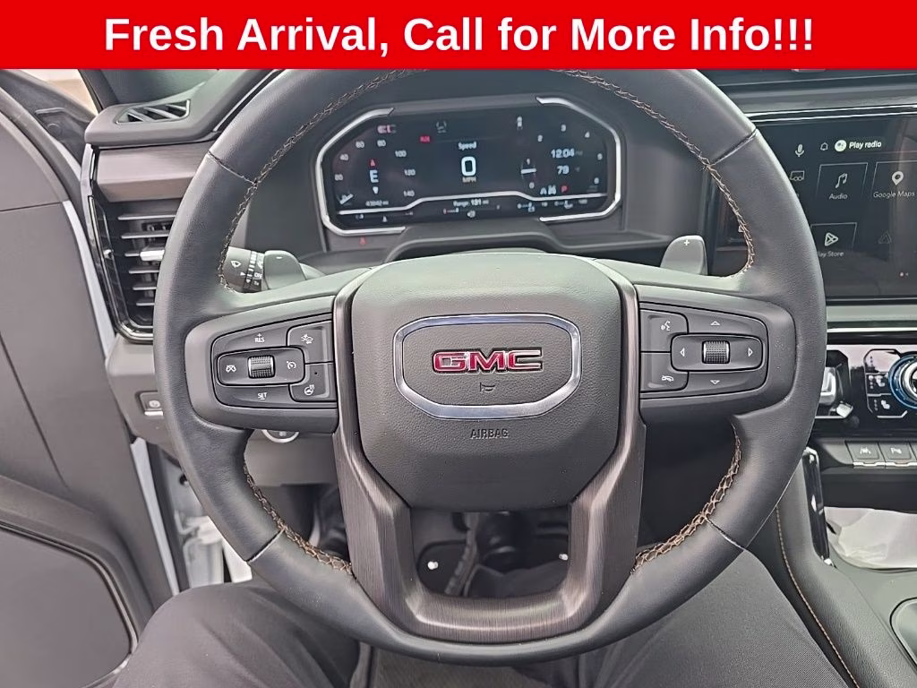 2025 Summit White GMC Sierra 1500 AT4 4X4 Truck