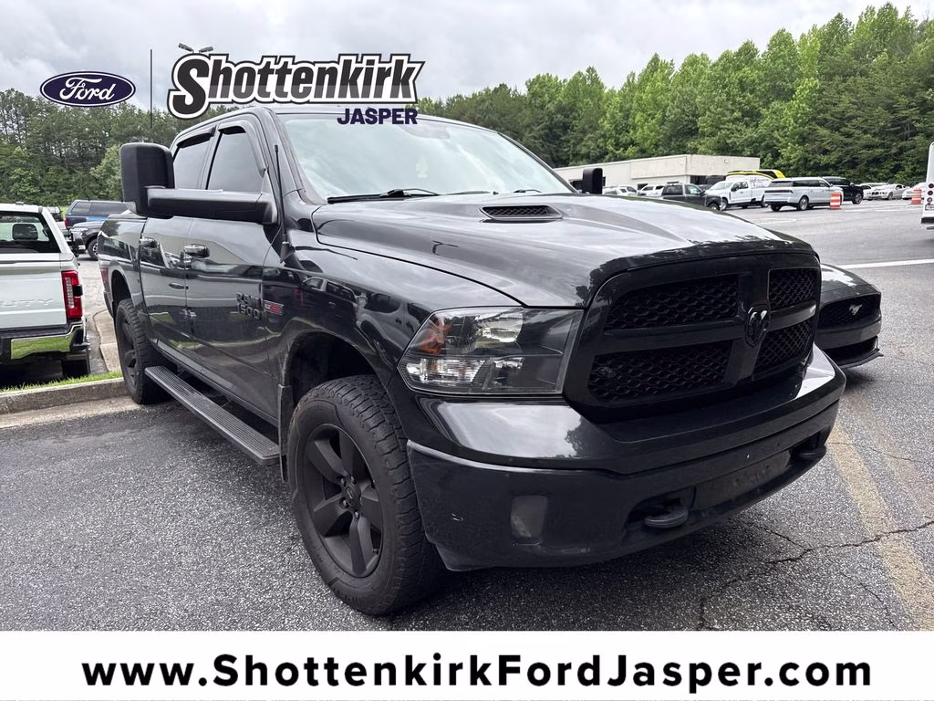 2018 Brilliant Black Crystal Pearlcoat Ram 1500 Big Horn 4X4 Truck