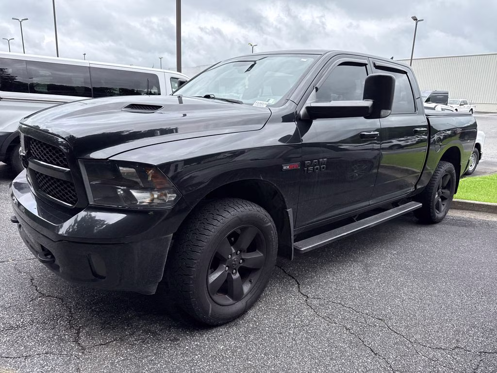 2018 Brilliant Black Crystal Pearlcoat Ram 1500 Big Horn 4X4 Truck