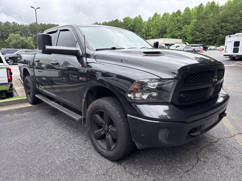 2018 Brilliant Black Crystal Pearlcoat Ram 1500 Big Horn 4X4 Truck