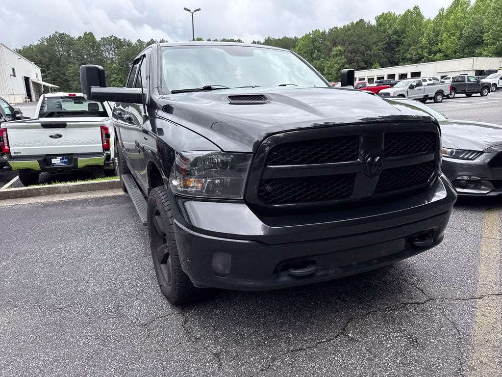 2018 Brilliant Black Crystal Pearlcoat Ram 1500 Big Horn 4X4 Truck
