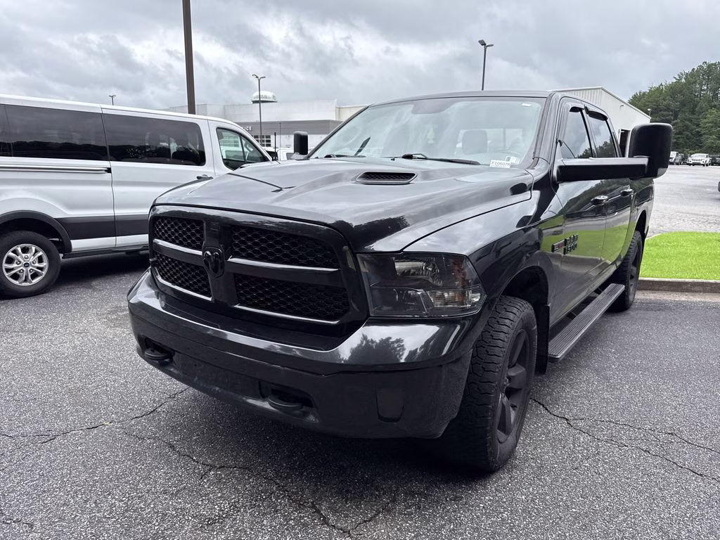 2018 Brilliant Black Crystal Pearlcoat Ram 1500 Big Horn 4X4 Truck
