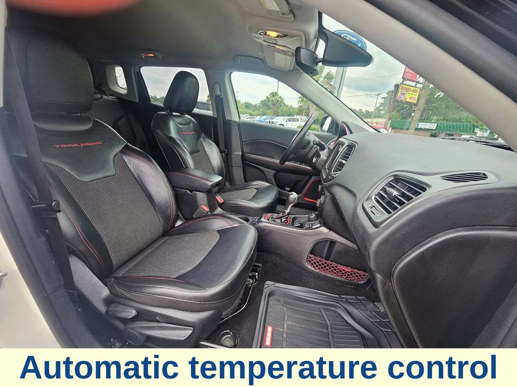 2019 White Clearcoat Jeep Compass Trailhawk 4X4 SUV