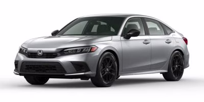 2023 Crystal Black Pearl Honda Civic Sport FWD Sedan